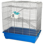 Klec SMALL ANIMALS Tom I chromová + modrá 1 ks