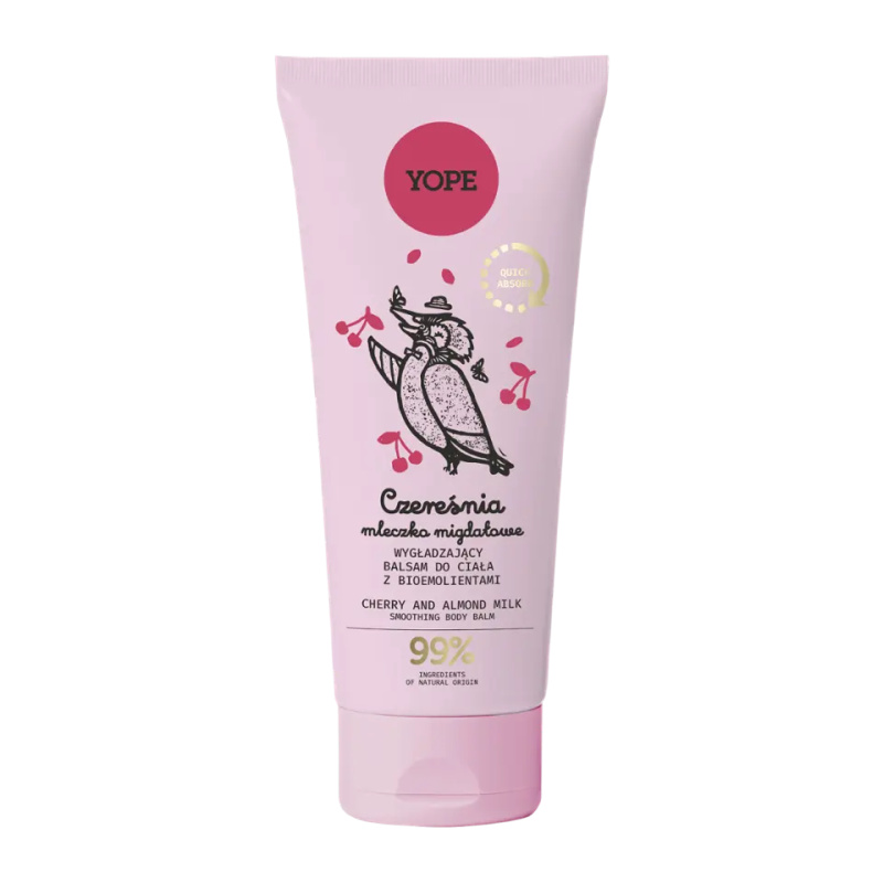 YOPE Vyhlazující tělový balzám Třešeň a mandle 200 ml