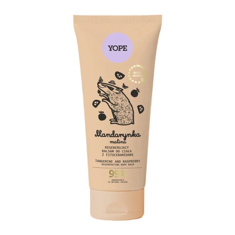 YOPE Regenerační tělový balzám Mandarinka a malina 200 ml