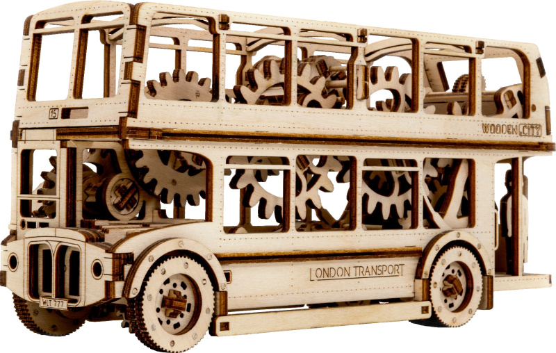 WOODEN CITY 3D puzzle Londýnský autobus 216 dílů