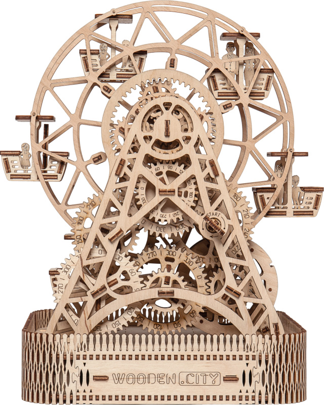 WOODEN CITY 3D puzzle Ruské kolo 470 dílů