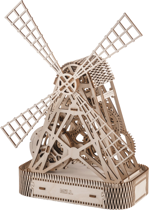 WOODEN CITY 3D puzzle Mlýn 222 dílů