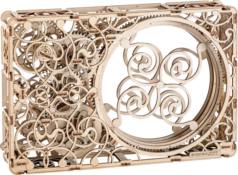 WOODEN CITY 3D puzzle Mechanický obraz 275 ks
