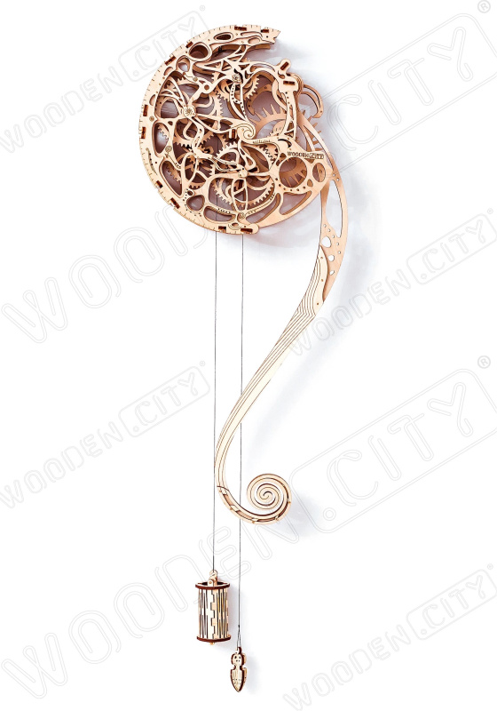 Wooden City 3D puzzle kyvadlo, 121 dílů