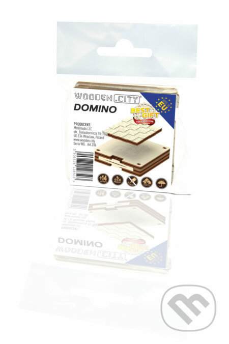 WOODEN CITY 3D puzzle hra mini Domino