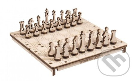Wooden City Hra 3D Šachy a Dáma 2v1