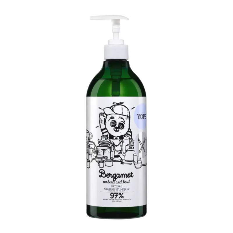 YOPE Prostředek na mytí nádobí Bergamot 750 ml