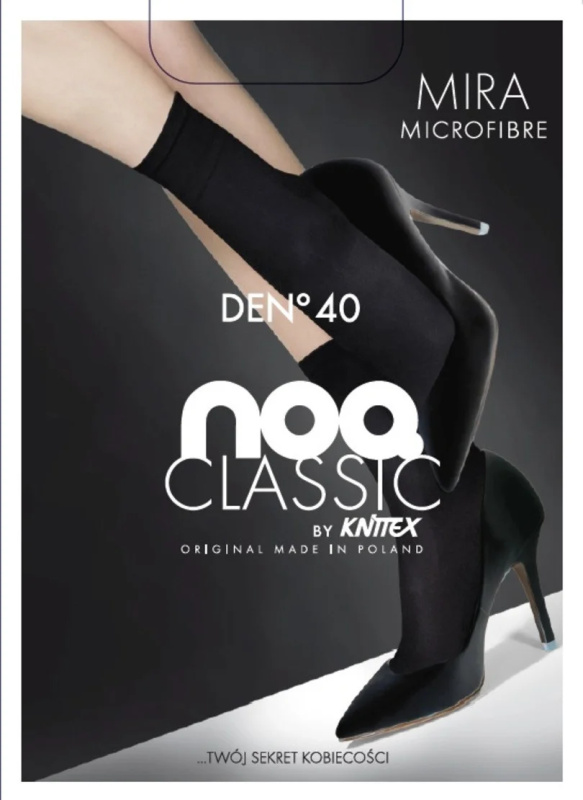 Dámské ponožky MIRA nero UNI