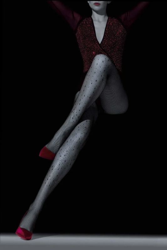 TIGHTS_GIRL_SUPERSTAR NERO 1/2-XS/S
