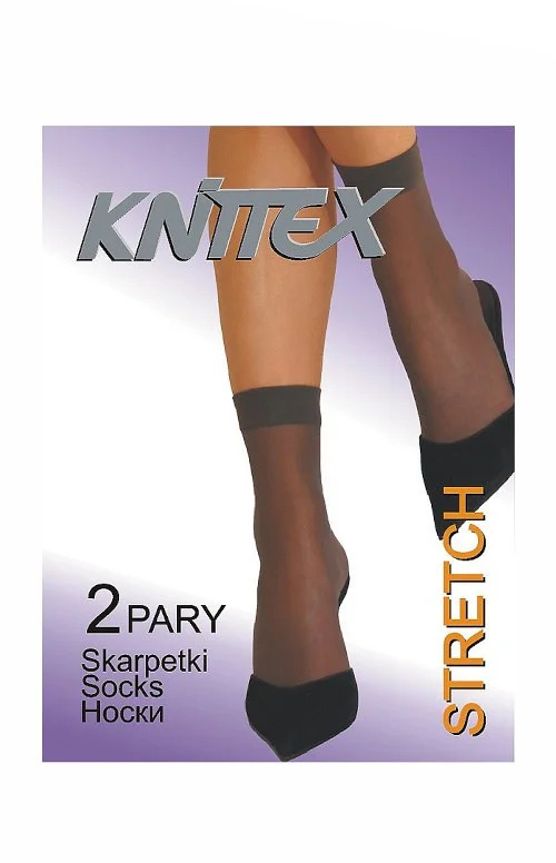 Dámské silonkové ponožky Knittex Stretch A'2 visone Univerzální