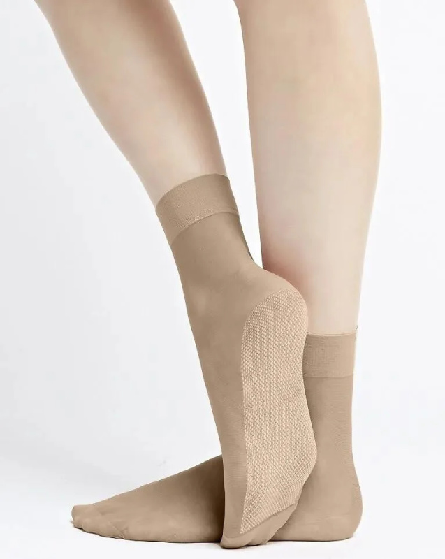 Ponožky Knittex Nature Sole 20 den béžová univerzální