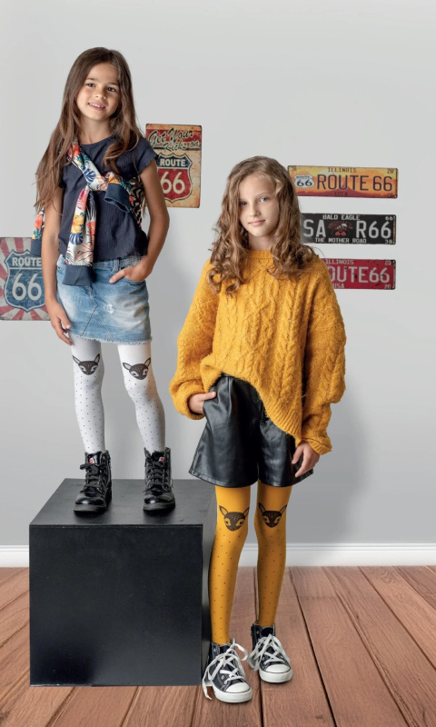 Punčocháče Knittex DR 2423 Felinka 40 den 92-134 latte 104-110