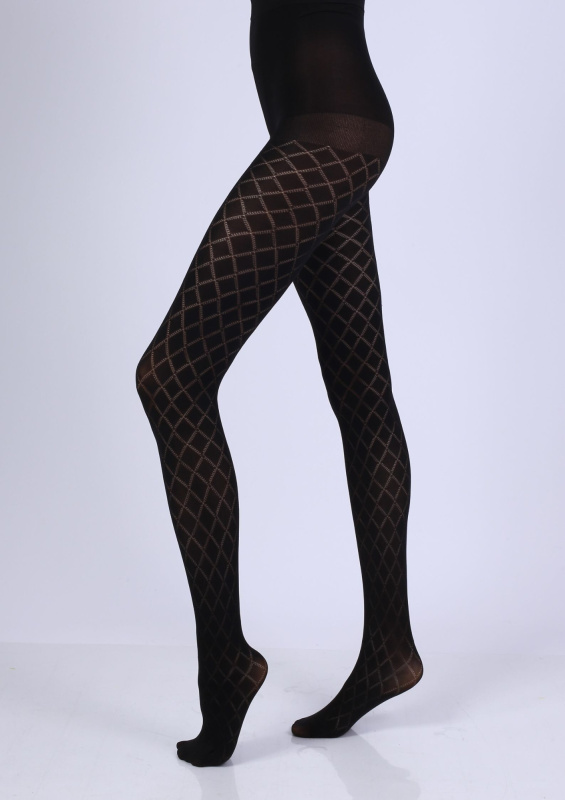 Punčocháče Knittex 22504 Diamora 3D 50 den 2-4 ecru 4-L