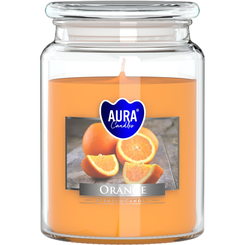 BISPOL Premium Line Orange vonná svíčka 500 ml