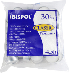 Bispol Čajové svíčky 30 ks