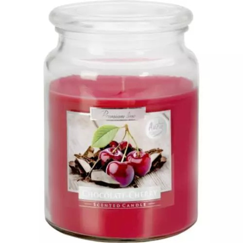 BISPOL Premium Line Chocolate - Cherry vonná svíčka 500 ml