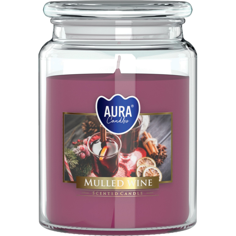 AURA Candles Vonná svíčka ve skle Mulled Wine pr. 14 x 9,8 cm, 1 ks