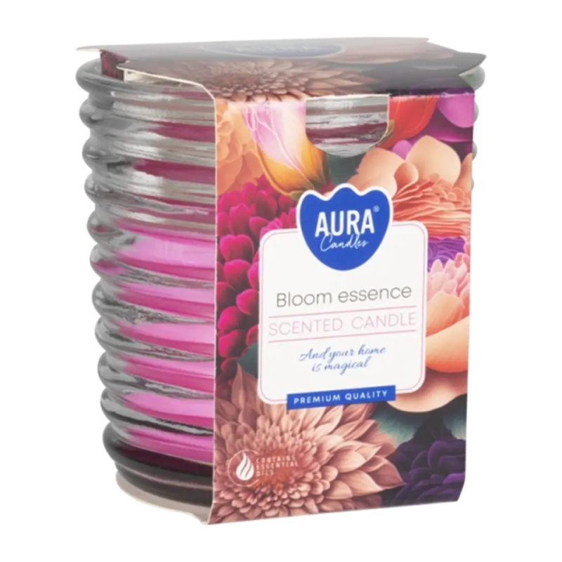 Aura Vonná svíčka Bloom essence 140 g