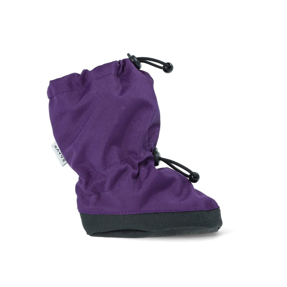 Barefoot Zimní Zateplené SOFTSHELL návleky RAYVE fialové - L (20–21)
