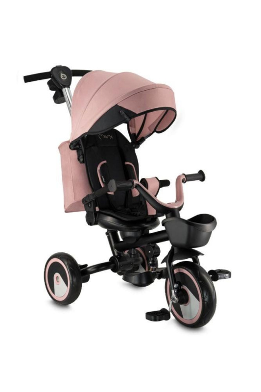tříkolka 3v1 MoMi IVI růžová