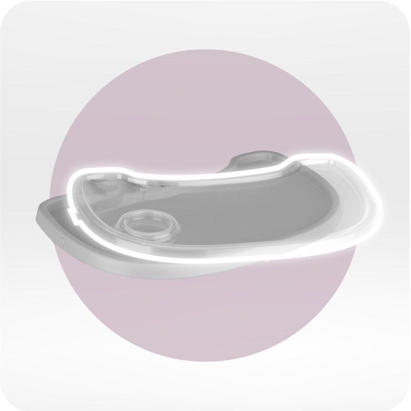 MoMi Jídelní židlička REKI šedá