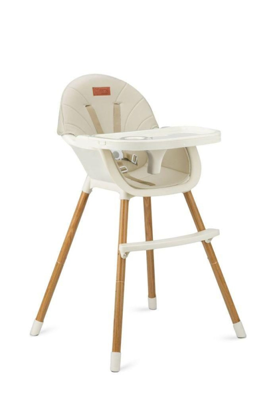 Jídelní židlička MoMi Reki béžová 3v1