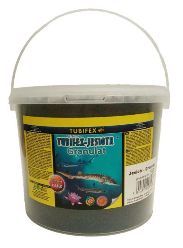 Tubifex krmivo pro jesetery 2 mm 2 kg