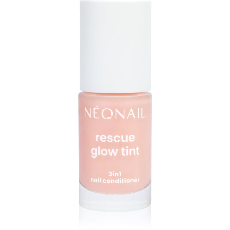 NEONAIL Rescue Glow Tint 3in1 Nail Conditioner pečující lak na nehty odstín Peachy Peach 7.2 ml