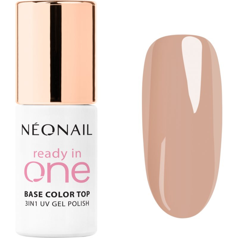 NEONAIL Ready In One 3in1 UV Gel Polish gelový lak na nehty s diamantovým práškem odstín 05 One Sand Taupe 7.2 ml