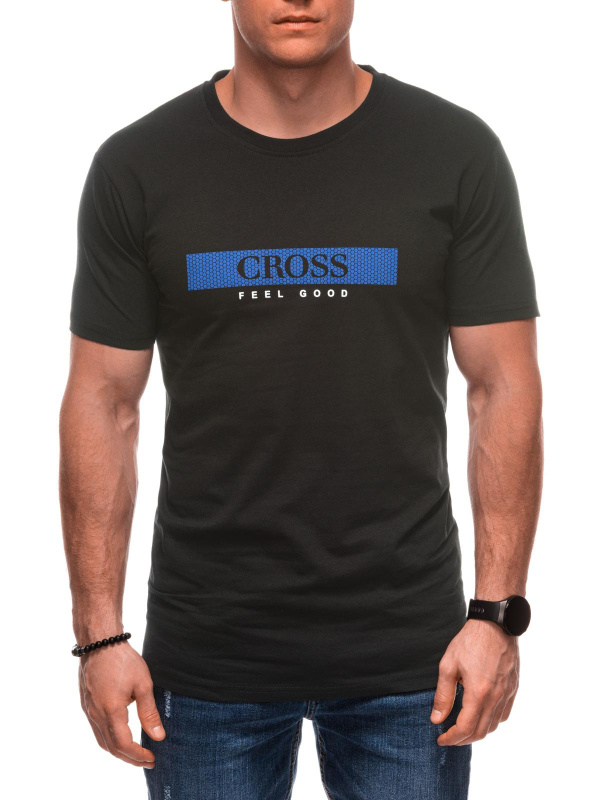 Edoti Men's printed t-shirt