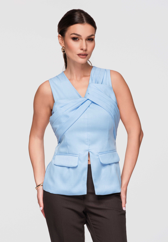 Dámská halenka Edoti s V-výstřihem