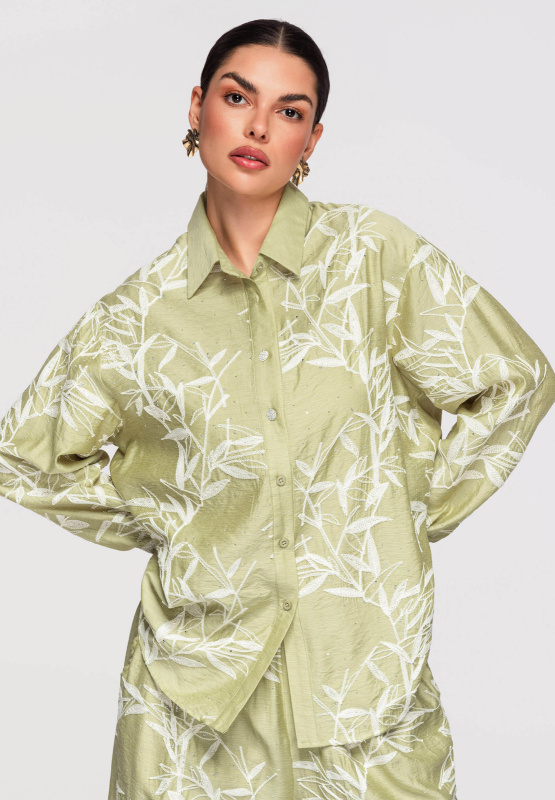 Dámská vzorovaná košile Edoti