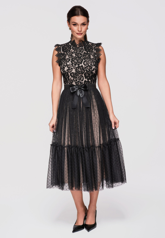 Edoti krajkové midi šaty