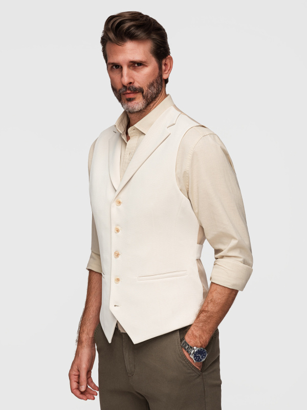 Pánská elegantní vesta Ombre s klopami