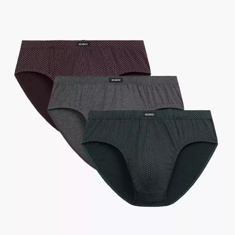 Pánské slipy 3 pack 202 - Atlantic vícebarevná 4XL