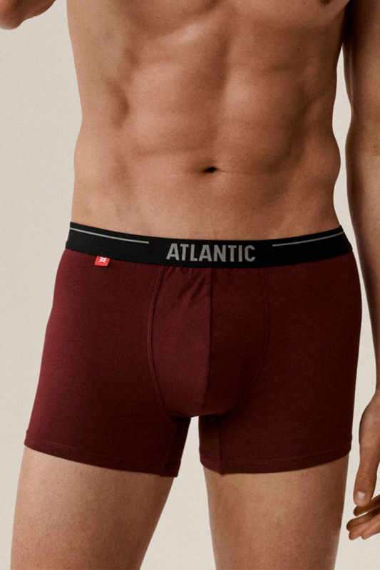 Boxerky Atlantic 3MH-011/25 A'3 S-2XL fialovo-černo-khaki S