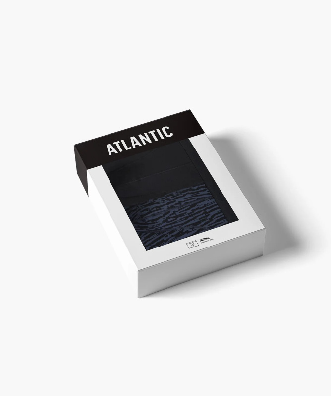 Boxerky Atlantic 2MH-175 A'2 S-2XL tmavě modrošedá XXL