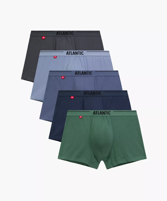 Boxerky Atlantic 5SMH-004 5 pcs Barva: Vícebarevná, Velikost: 2XL