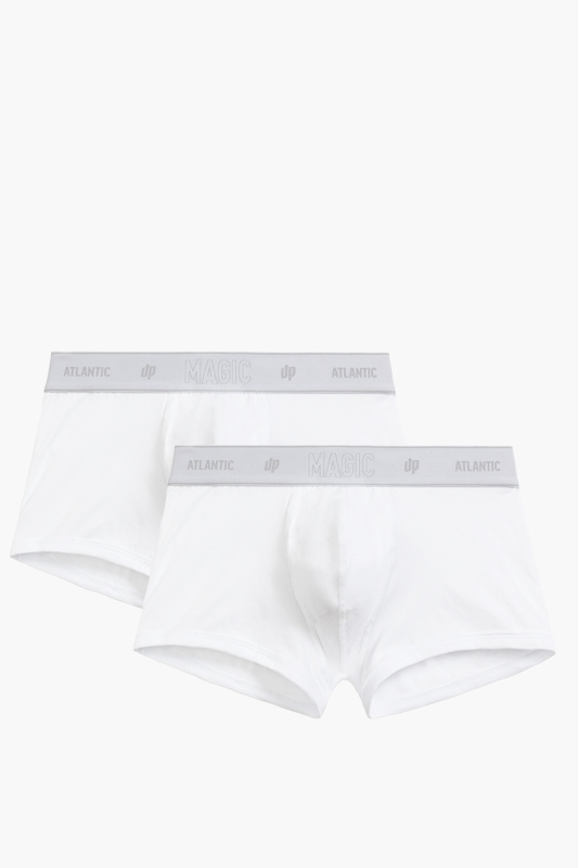Boxerky Atlantic 2BMH-1200 2 pcs Barva: Bílá, Velikost: M