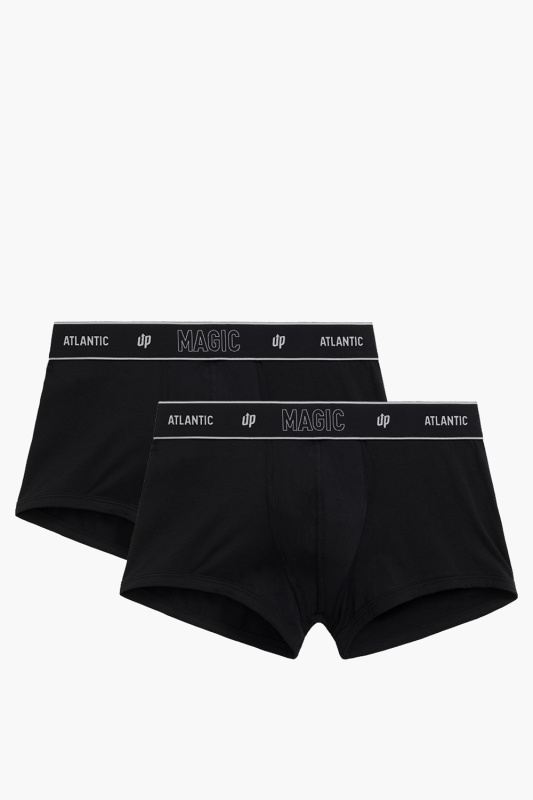 Boxerky Atlantic 2BMH-1200 2 pcs Barva: Černá, Velikost: M