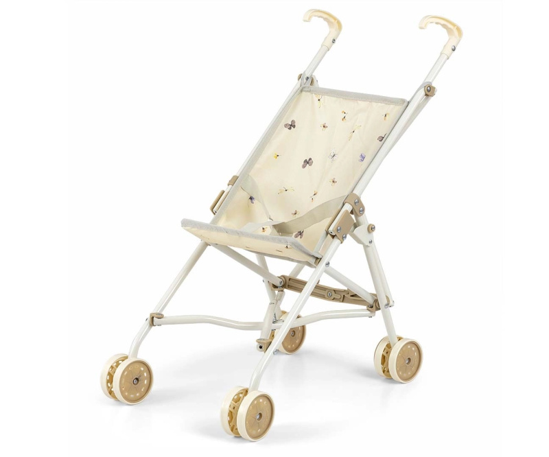 kočárek pro panenky Milly Mally Julia Nature, skládací deštníkový