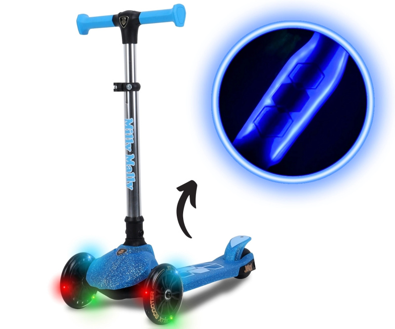 Milly Mally tříkolová dětská koloběžka Jelly blue