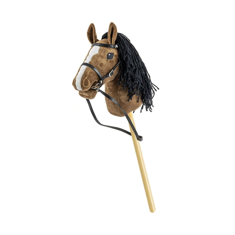 Hobby horse Milly Mally hnědý plyšový koník na tyči
