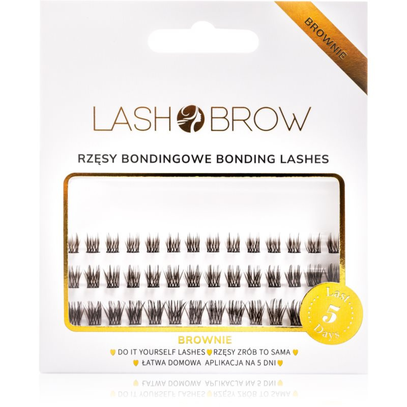 Lash Brow Bonding Eyelashes trsové nalepovací řasy Basic Brownie 1 ks