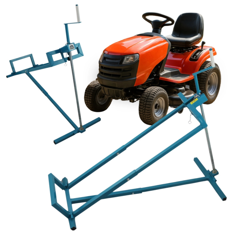 Ruční servisní zvedák pro traktůrky, sekačky, čtyřkolky a ATV 400 kg, šířka 99 cm, úhel 40°