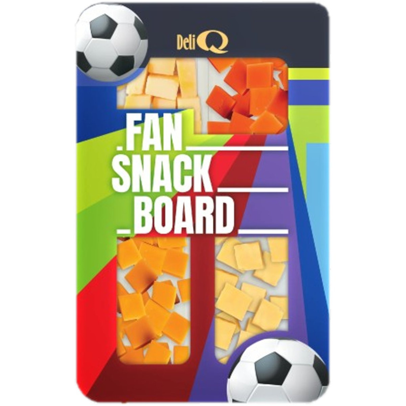 Deli Q Fan Snack Board Výběr sýrů