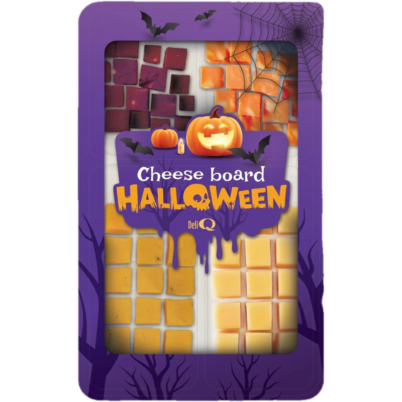 Deli Q Selection Výběr sýrových kostek Halloween