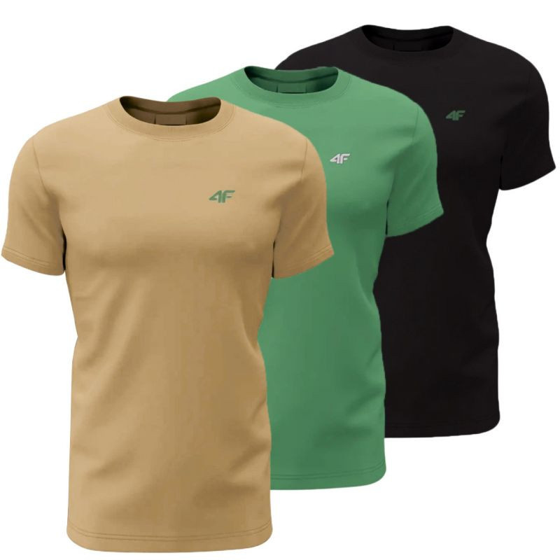 Tričko 4F M3094 3pak M 4FWSS25TTSHM3094 92S pánské 3XL