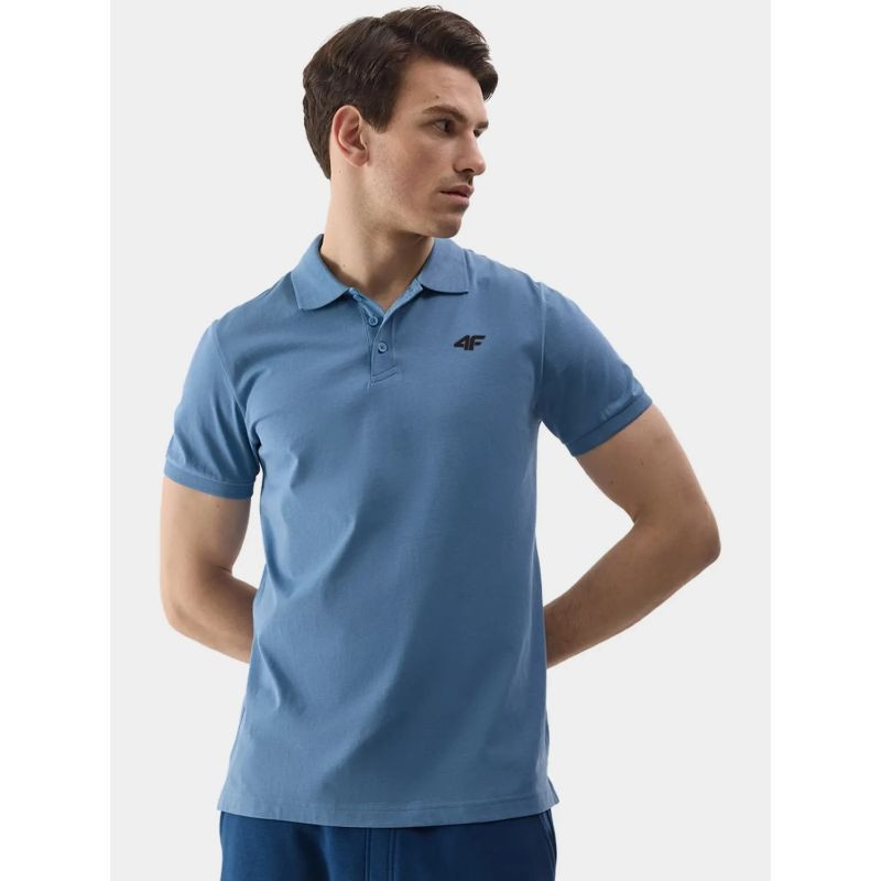 Pánské polo tričko 4F 4FWSS25TPTSM706-32S pánské 4XL