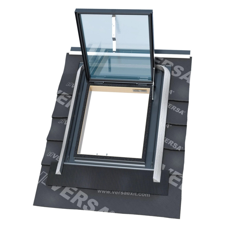 EGIBI Střešní výlez horní výklop, dřevo 2sklo WVM+ V4, lemování EPDM, 47x57cm